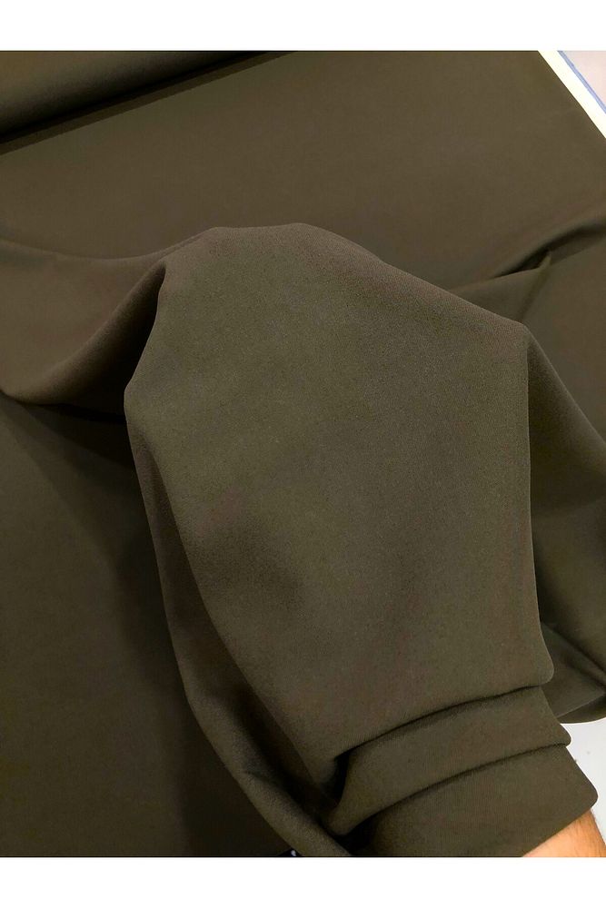 Koyu Yeşil En Boy Likralı Gabardin-Pantolon, Etek, Elbise