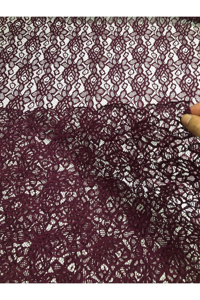 Mürdüm-DESENLİ GÜPÜR-ELBİSE-YELEK-CEKET 140CM EN