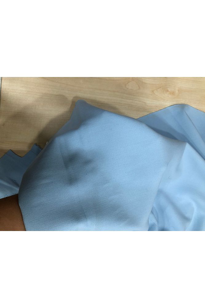Buz Mavi En Boy Likralı Gabardin-Pantolon, Etek, Elbise
