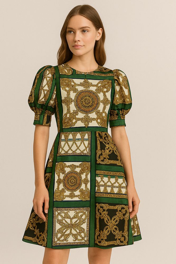 Versac Model Elbise-Gömlek-Tunik Kumaş-En 150cm