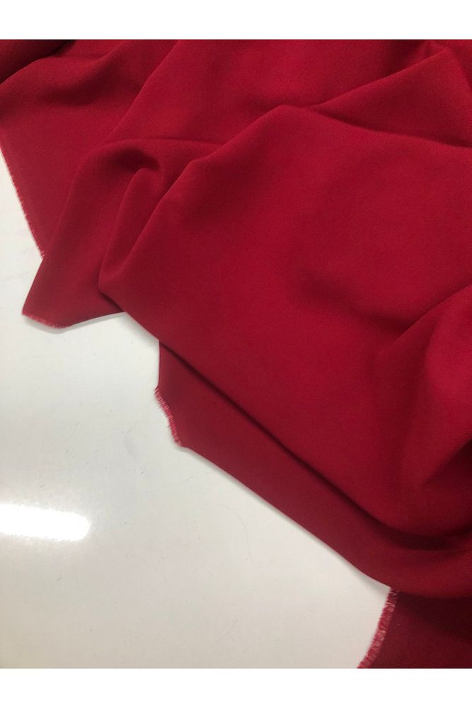 Likralı Gabardin Kumaş-Pantolon, Elbise, Etek-En 150cm (Bordo)