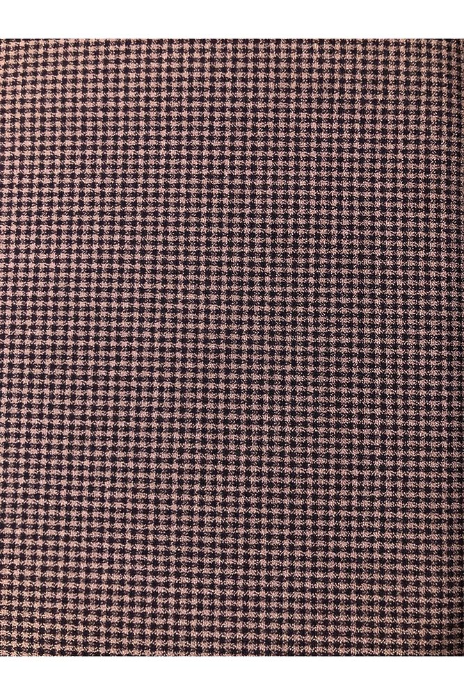 Ekose Gabardin Kumaş-Likralı-Etek, Pantolon, Elbise (Bordo)