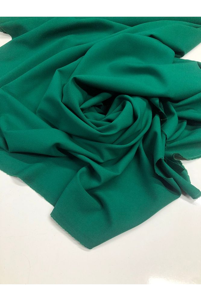 Likralı Gabardin Kumaş-Pantolon, Elbise, Etek-En 150cm (Yeşil)