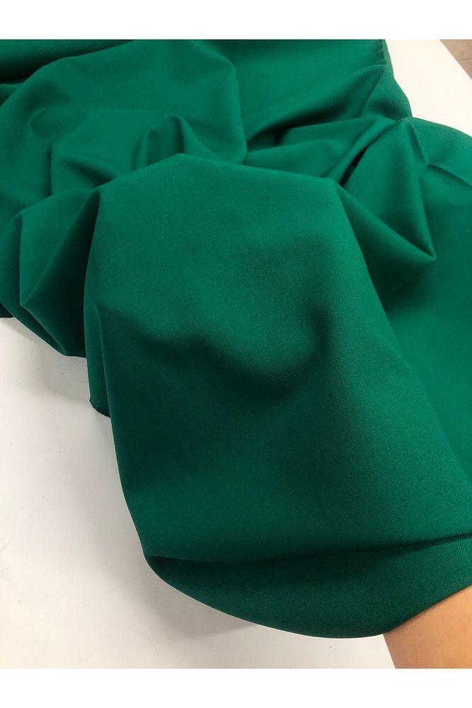 Likralı Gabardin Kumaş-Pantolon, Elbise, Etek-En 150cm (Yeşil)