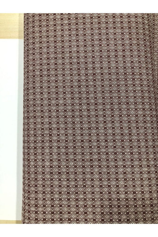 Ekose Gabardin Kumaş-Likralı-Etek, Pantolon, Elbise (Bordo)