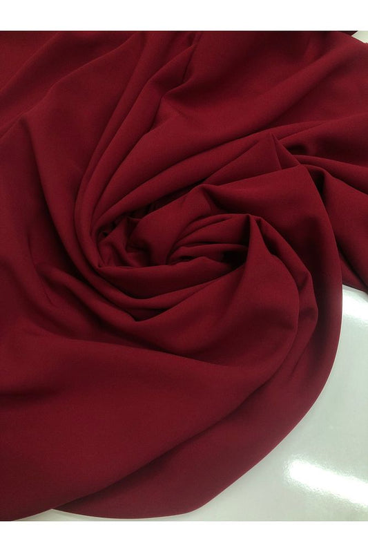 Likralı Gabardin Kumaş-Pantolon, Elbise, Etek-En 150cm (Bordo)