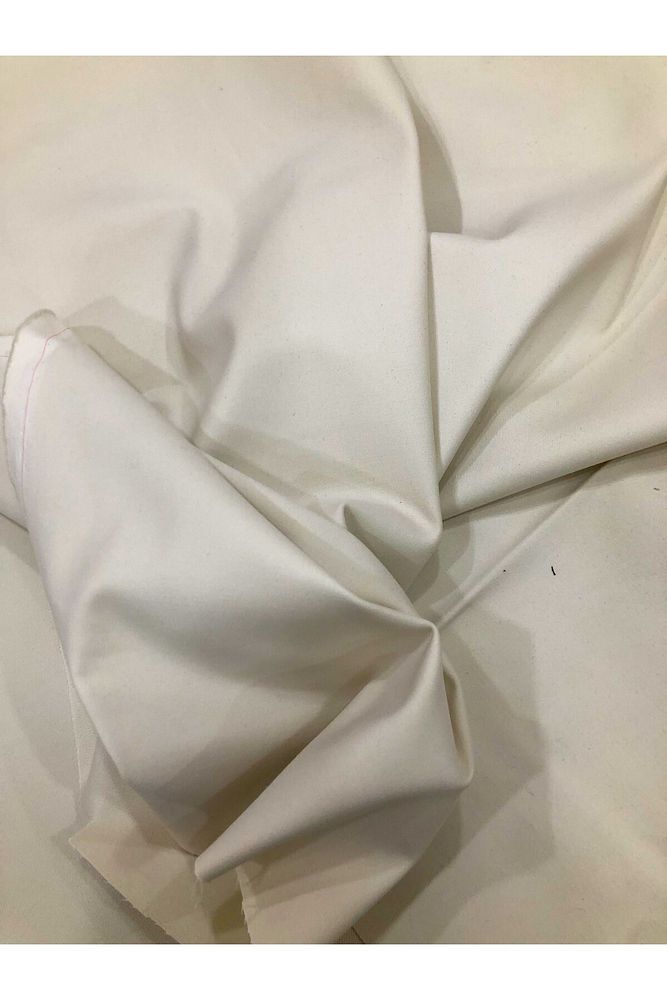 Ekru En Boy Likralı Gabardin-Pantolon, Etek, Elbise