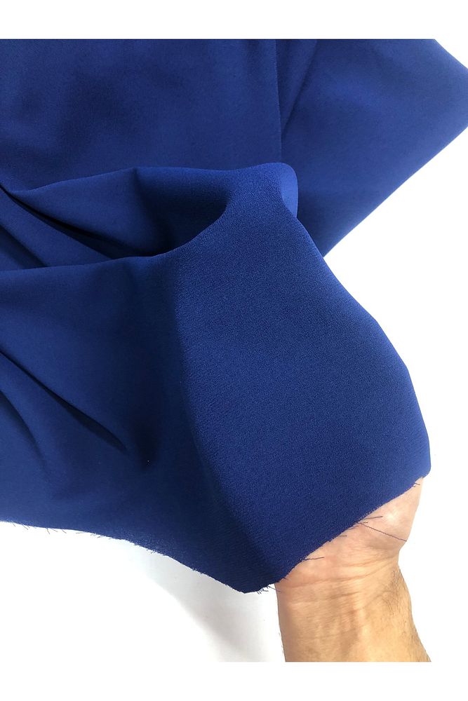 Lacivert KREP KUMAŞ- ELBİSE, TUNİK, FERACE- EN 150CM-RENK SEÇENEKLERİ