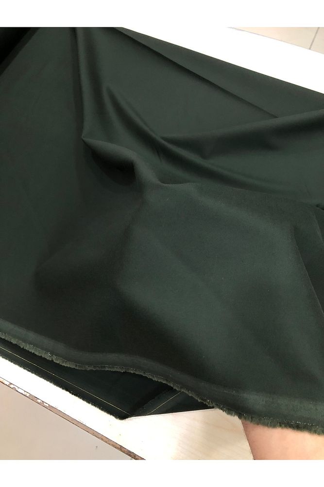 Asker Yeşil En Boy Likralı Gabardin-Pantolon, Etek, Elbise