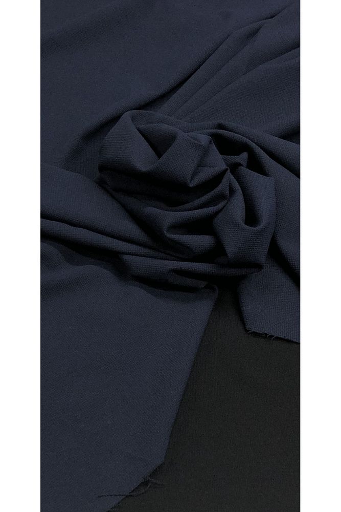 Likralı Gabardin Kumaş-Pantolon, Elbise, Etek-En 150cm (Petekli Lacivert)