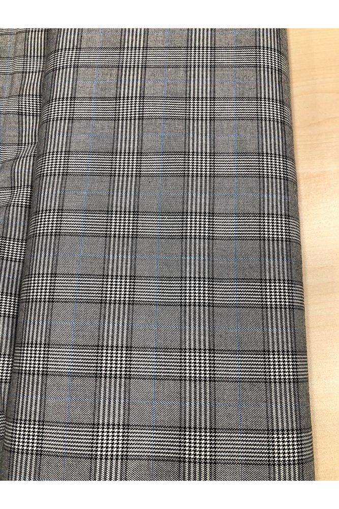 Ekose Gabardin Kumaş-Likralı-Etek, Pantolon, Elbise (Çok Renkli)