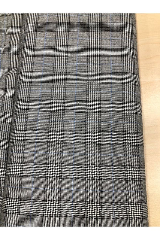 Ekose Gabardin Kumaş-Likralı-Etek, Pantolon, Elbise (Çok Renkli)