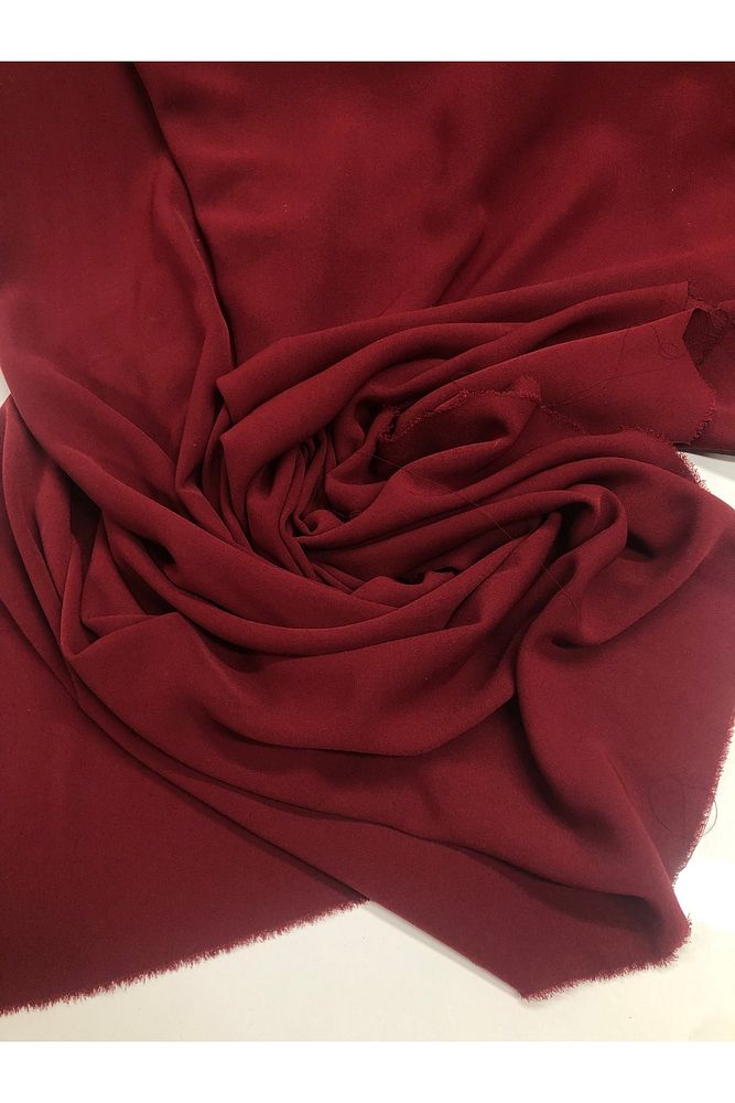 Bordo Portoriko Kumaş – Elbise, Pardesü, Kalem Etek, Pantolon / 150 cm En