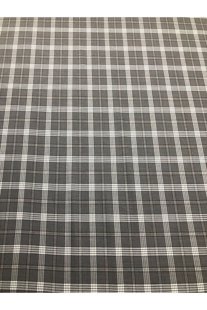 Ekose Gabardin Kumaş-Likralı-Etek, Pantolon, Elbise (Ekru)