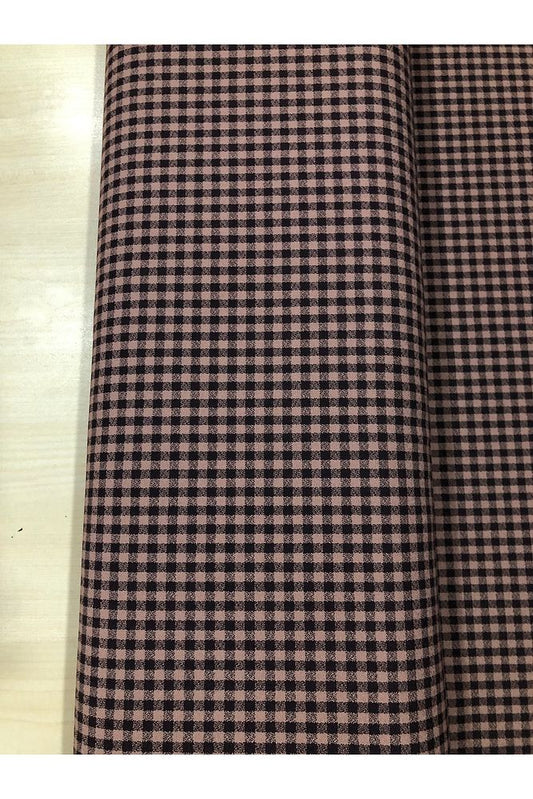 Ekose Gabardin Kumaş-Likralı-Etek, Pantolon, Elbise (Çok Renkli)