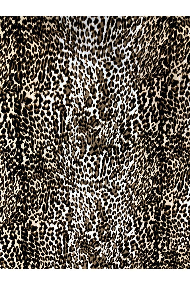 %100 PAMUK LEOPAR DESEN LÜX VİSKON KUMAŞ EN 150CM