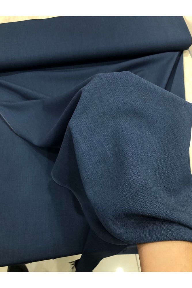 Açık Lacivert En Boy Likralı Gabardin-Pantolon, Etek, Elbise
