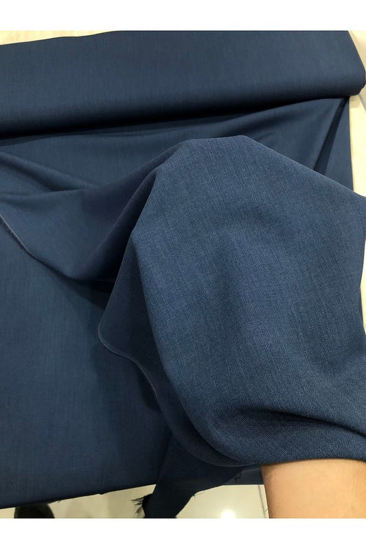 Açık Lacivert En Boy Likralı Gabardin-Pantolon, Etek, Elbise