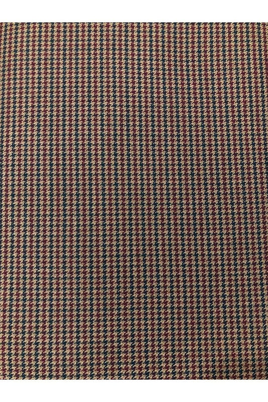 Ekose Gabardin Kumaş-Likralı-Etek, Pantolon, Elbise (AçıkKahve)
