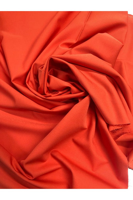 Likralı Gabardin Kumaş-Pantolon, Elbise, Etek-En 150cm (Turuncu)