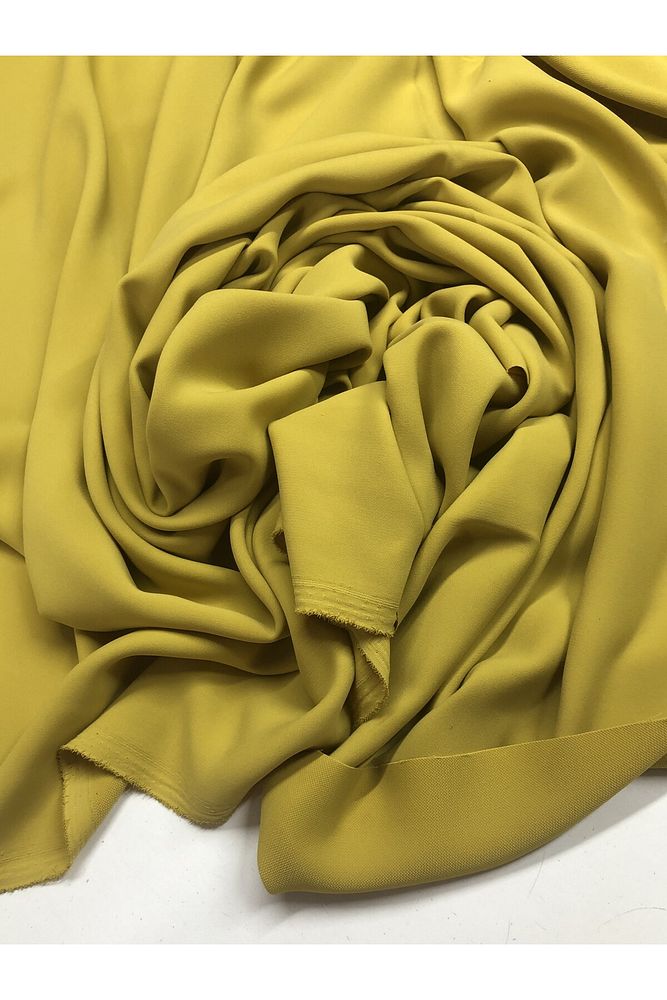 Sarı Portoriko Kumaş – Elbise, Pardesü, Kalem Etek, Pantolon / 150 cm En
