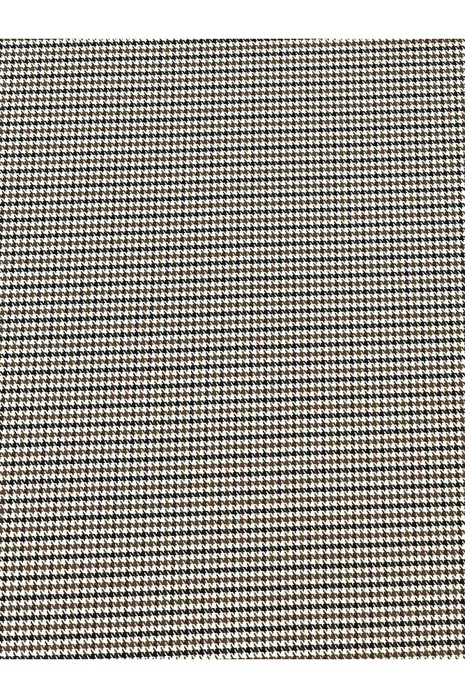 Ekose Gabardin Kumaş-Likralı-Etek, Pantolon, Elbise (Ekru)