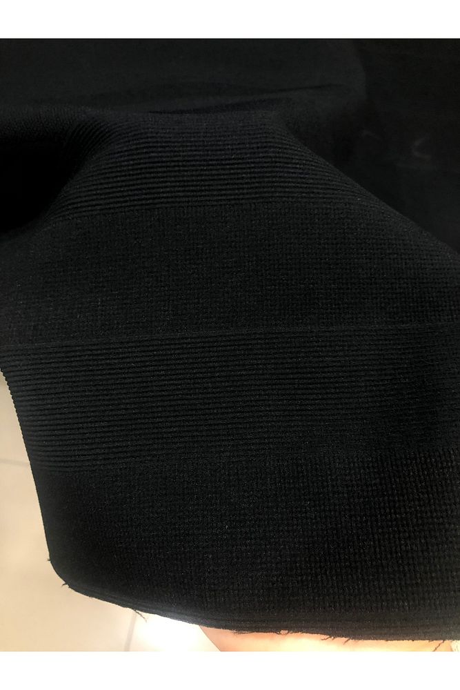 Scuba  Kumaş Çizgi Desen Likralı-Elbise, Tunik, Pantolon-En 150cm