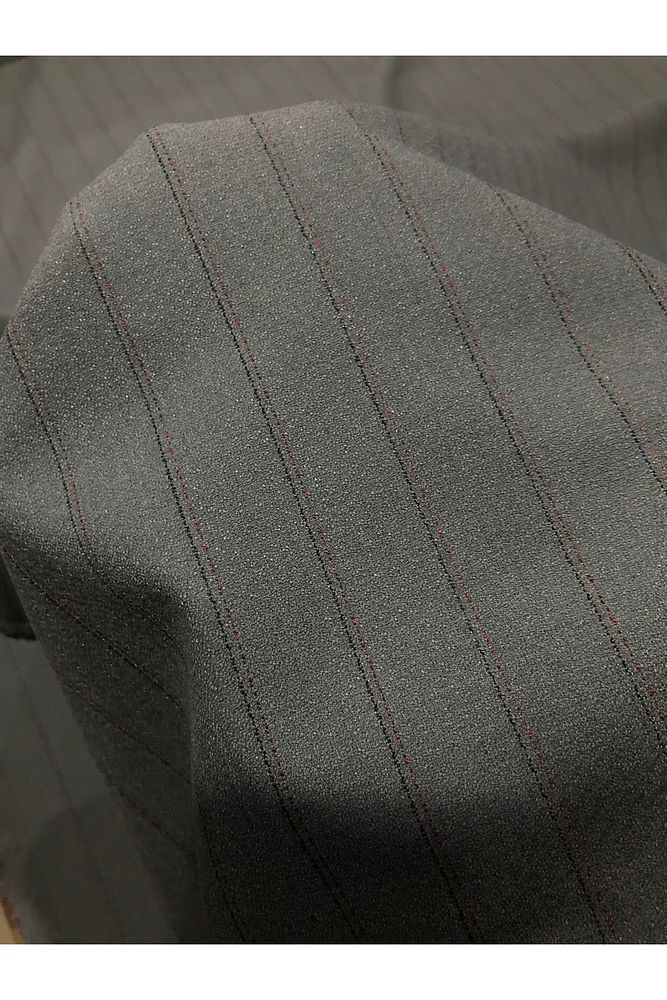 Ekose Gabardin Kumaş-Likralı-Etek, Pantolon, Elbise (Füme)