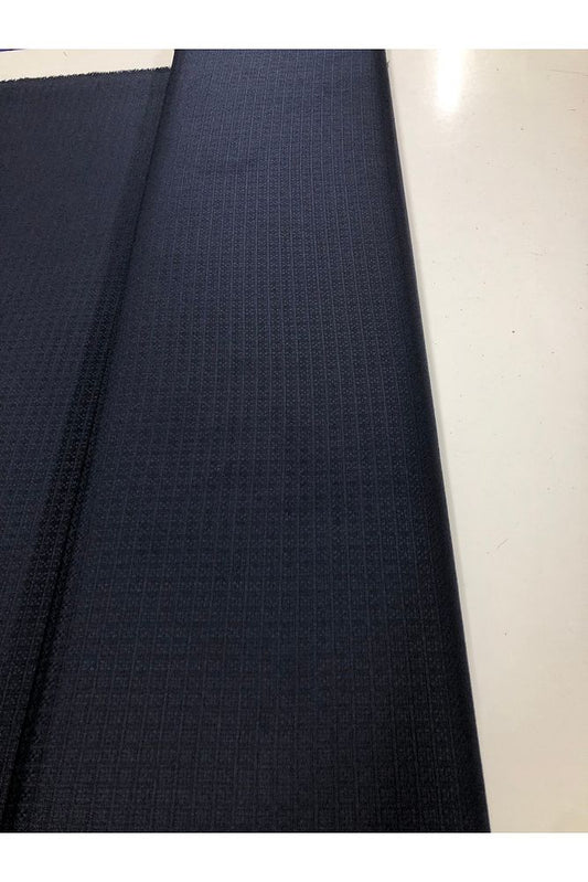 Ekose Gabardin Kumaş-Likralı-Etek, Pantolon, Elbise (Lacivert)