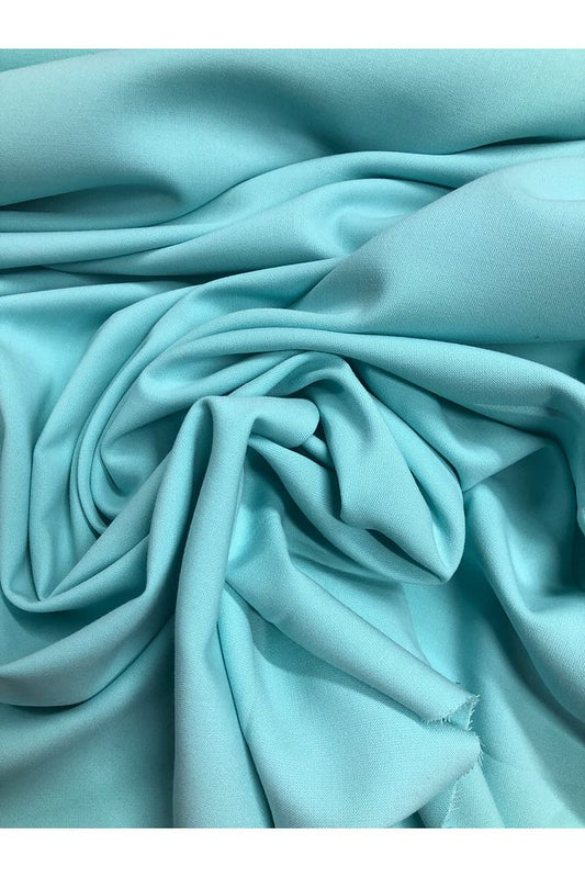 Likralı Gabardin Kumaş-Pantolon, Elbise, Etek-En 150cm (Turkuaz)