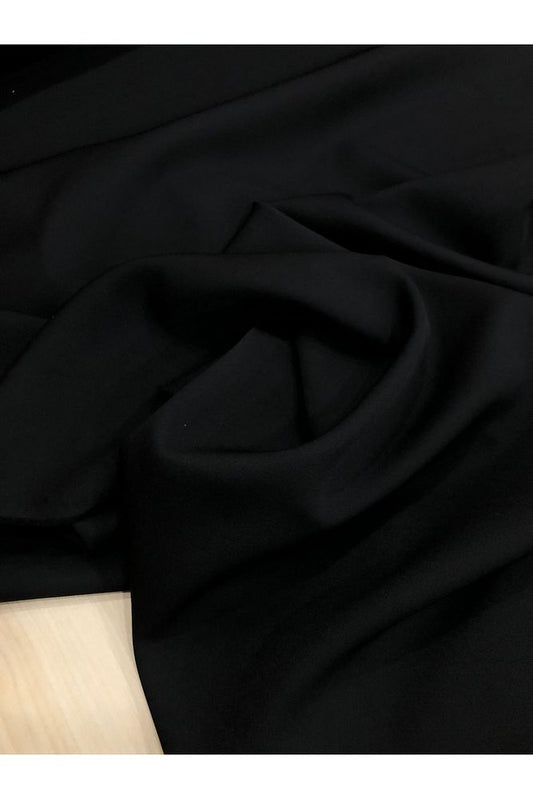 Siyah En Boy Likralı Gabardin-Pantolon, Etek, Elbise