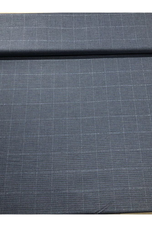 Ekose Gabardin Kumaş-Likralı-Etek, Pantolon, Elbise -Lacivert