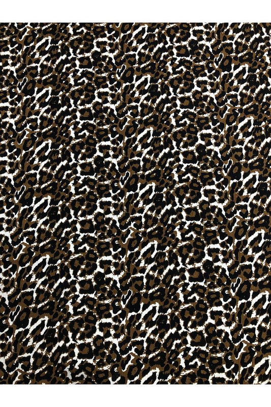 %100 PAMUK LEOPAR DESEN LÜX VİSKON KUMAŞ EN 150CM