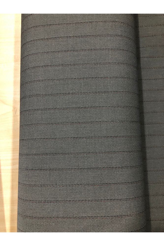 Ekose Gabardin Kumaş-Likralı-Etek, Pantolon, Elbise (Füme)