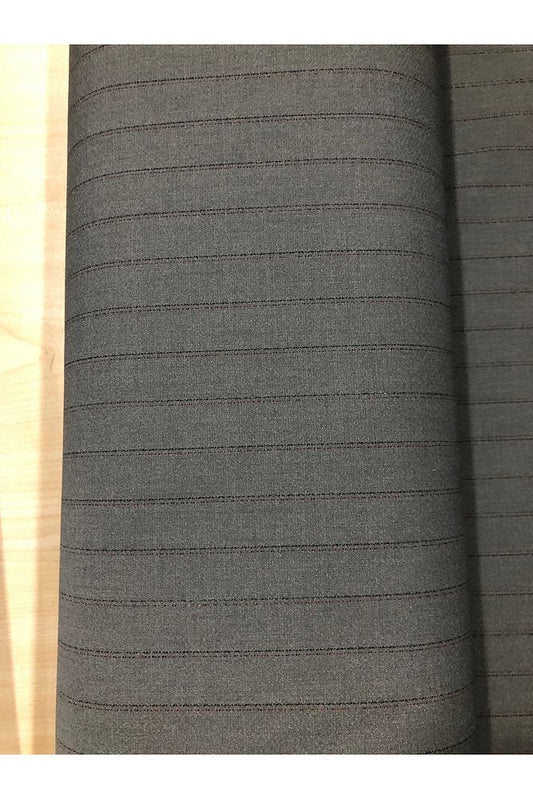 Ekose Gabardin Kumaş-Likralı-Etek, Pantolon, Elbise (Füme)
