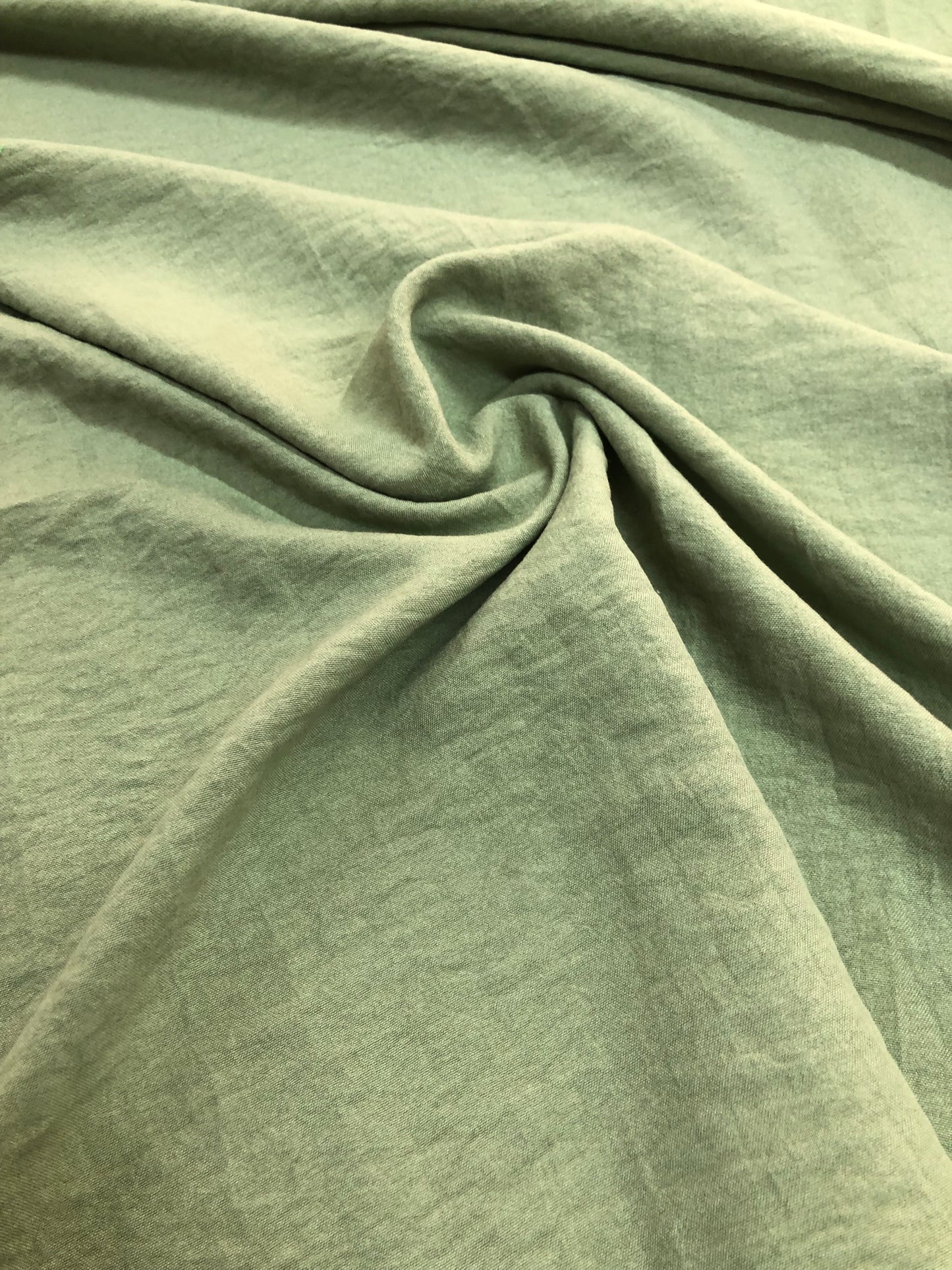 Zümrüt Yeşili Keten Aerobin Kumaş-Pantolon, Tunik, Elbise-En 150cm