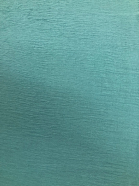 Turkuaz Keten Aerobin Kumaş-Pantolon, Tunik, Elbise-En 150cm