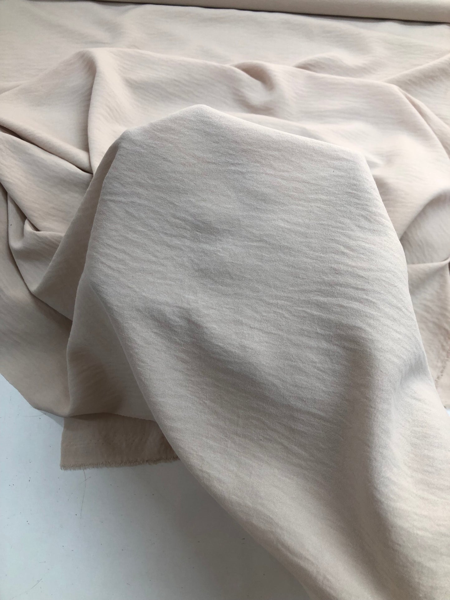 Ekru Keten Aerobin Kumaş-Pantolon, Tunik, Elbise-En 150cm